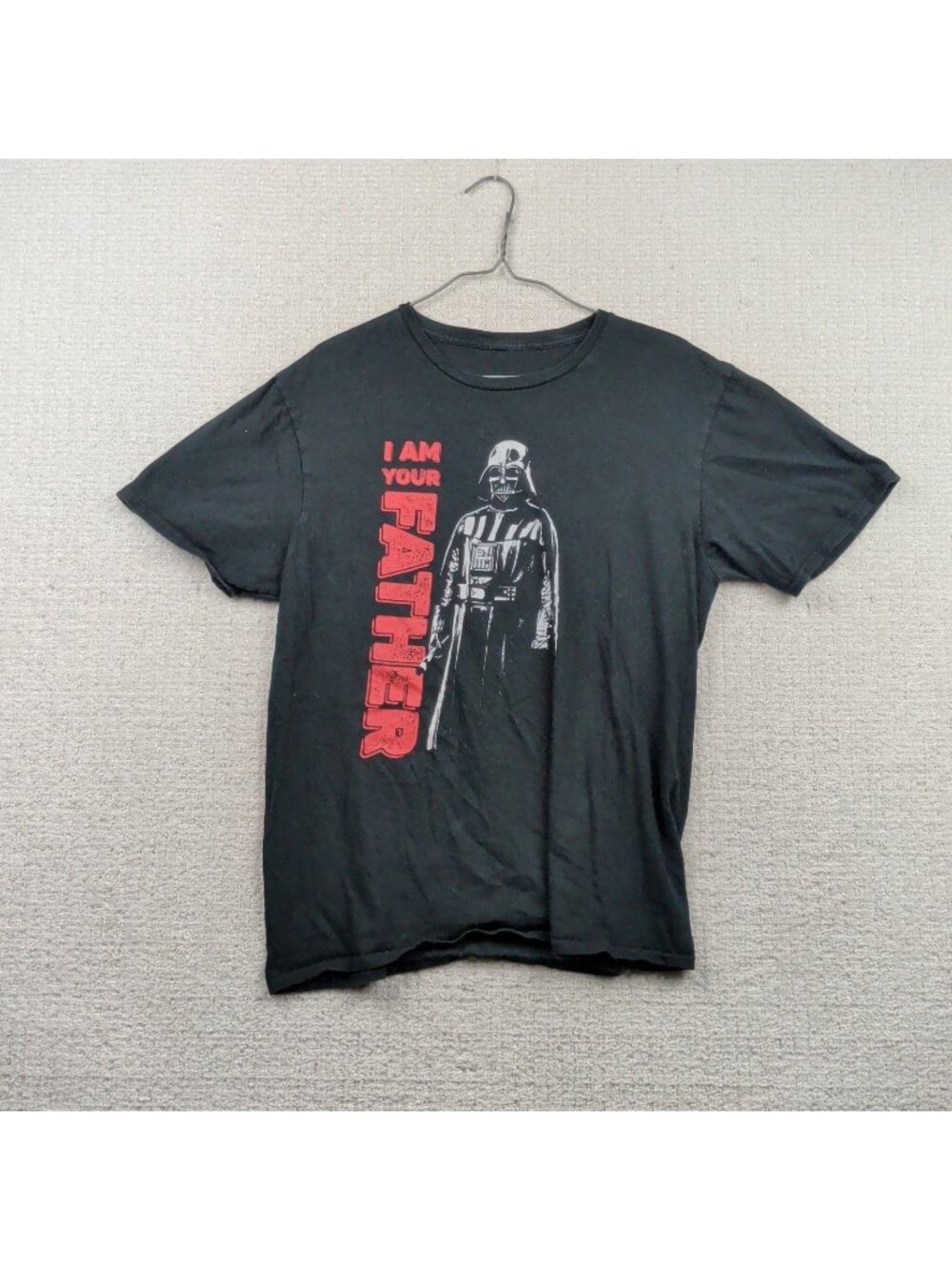 Star Wars Darth Vader "I Am Your Father" Men Black Medium T-shirt Short Sleeve